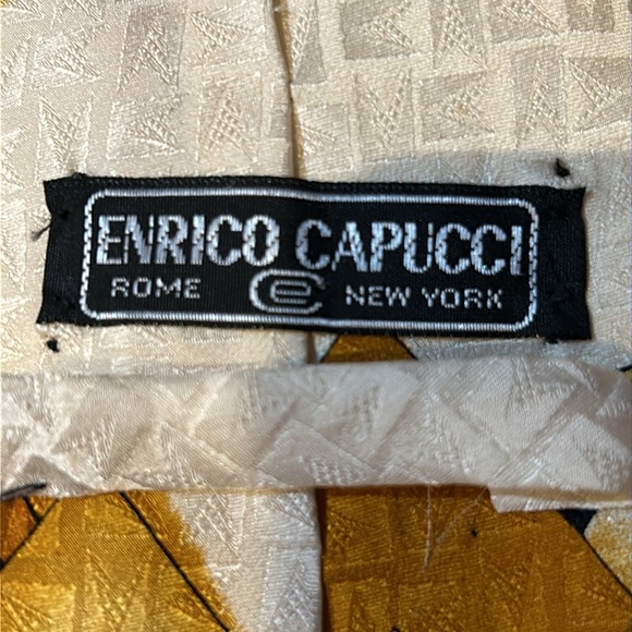 Van Heusen poplin wrinkle free men’s dress shirt with retro handmade silk tie - Picture 3 of 6